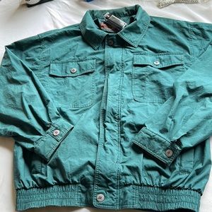 Vintage Chaps Ralph Lauren Jacket XL Zip Up AS-IS Light Canvas